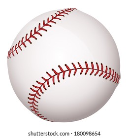 Detaillierte Baseball-Nahaufnahme