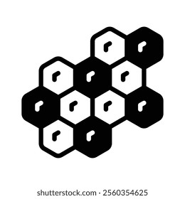 A detailed bee hive icon symbolizing bees and honey production