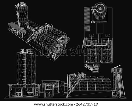 Grain Elevator Drawing | Free download on ClipArtMag