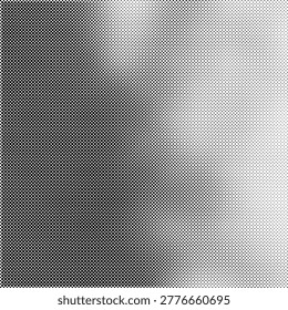 Detailed blur dither pixel vector illustration with shade monochrome technology elements. This creative element backdrop provides a faded art look for tech contemporary layouts and