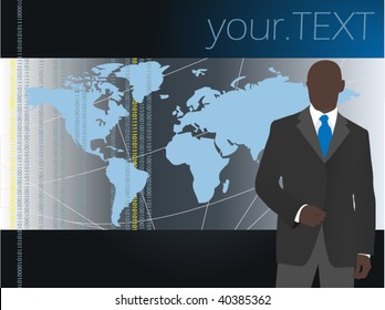 Detailed business concept with room for your text - fully layered, no meshes or masks - easily editable