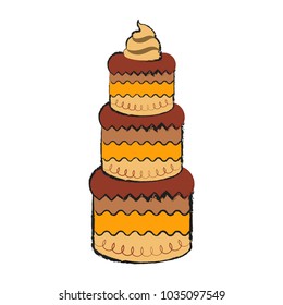 Detailed cake icon