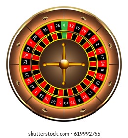 detailed casino roulette wheel