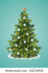 Detailed Christmas Tree
