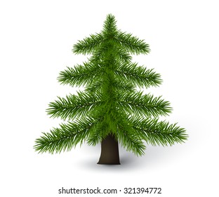 Detailed Christmas tree