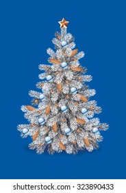 Detailed Christmas Tree