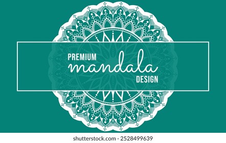 Detailed circular Floral Mandala design