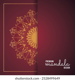 Detailed circular Floral Mandala design