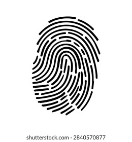 Detailed close-up of a fingerprint pattern highlighting ridges and whorls for biometric analysis and security purposes.