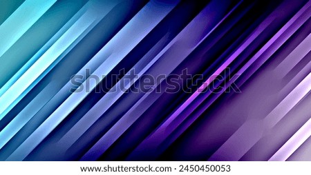 A detailed closeup shot showcasing a vibrant mix of electric blue and magenta tones in a striped pattern on metal or paper, resembling automotive design elements