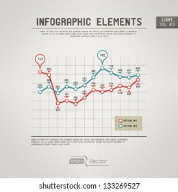 Detailed colorful infographic elements