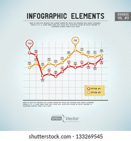 Detailed colorful infographic elements