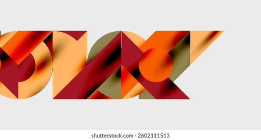 Detailed composition of circles, semicircles, and triangles with glossy effects and smooth gradients. A sleek and modern vector design for creative and tech-inspired projects