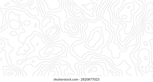 Detailed contour map graphic with subtle elevation changes. Ideal for educational materials geological studies or abstract design backgrounds.