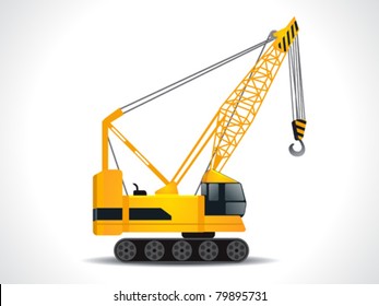 detailed crane vector illustration