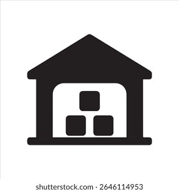 A detailed design depicting a warehouse