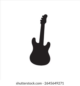 A detailed design of an electric guitar, rendered in vibrant colors. 