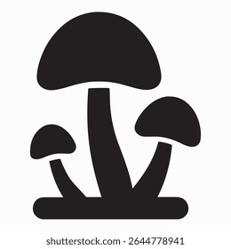 Um design detalhado com um fungo, renderizado em cores CMYK vibrantes. A arte utiliza as fontes Helvetica e Courier, apresentando detalhes intrincados e um alto nível de precisão.