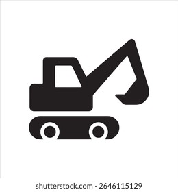 A detailed design featuring a heavy-duty excavator