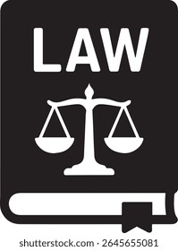 A detailed design featuring a law book, likely rendered with a high level of precision. 