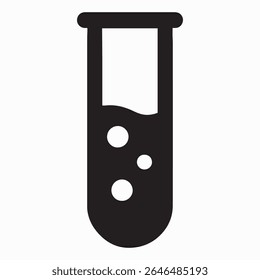 A detailed design featuring a single test tube