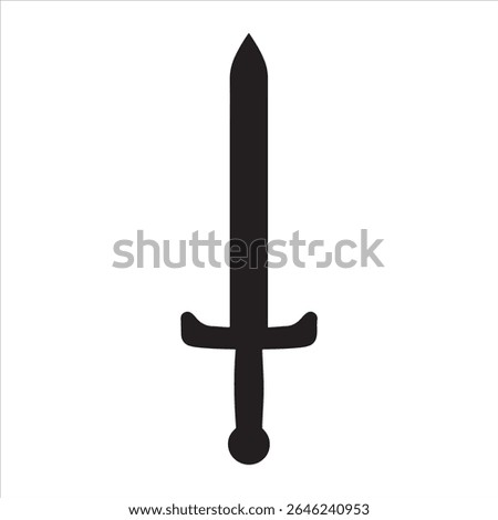 A detailed design featuring a sword