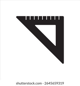 A detailed design featuring a triangle ruler