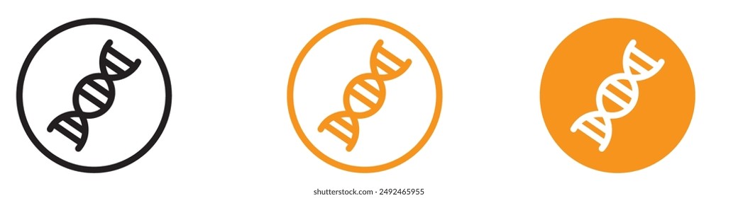 Detailed DNA Icon for Scientific and Genetic Research Perfect for Biology and Genetics Illustrations Educational and Informative