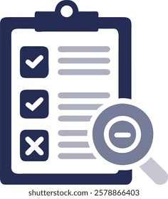 Detailed Document Verification Icon for Employment Use