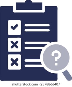 Detailed Document Verification Icon for Employment Use