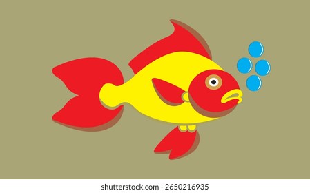 Detailed documentary-style fish vector illustration with scientific accuracy, perfect for educational materials, marine biology publications, aquarium signage, and nature guides.