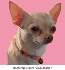 Ilustración detallada del perro en estilo del Arte vectorial