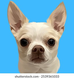 Ilustración detallada del perro en estilo del Arte vectorial