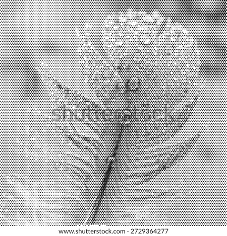 A detailed dot pattern illustration of a single bird feather. This classic design represents writing, creativity, and nature's delicacy. Perfect for publishing house logos, creative writing blogs, quill pen branding, and nature lover apparel. The halftone dots capture the fine texture and barbs of the plume realistically. High-quality vector for clean and professional visuals in stationery, fashion, and artistic design.