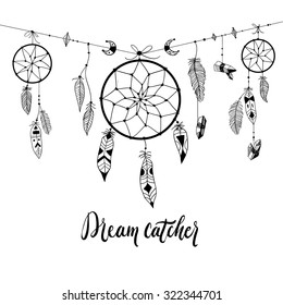 Detailed dreamcatcher.