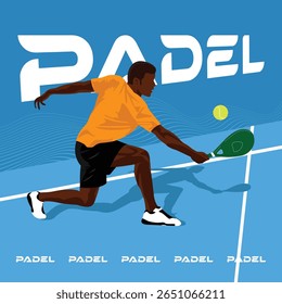 Detailed dynamic silhouettes of male tennis player with racket in action pose isolated on white background. Design element with athlete man playing tennis. Sport competition, championship