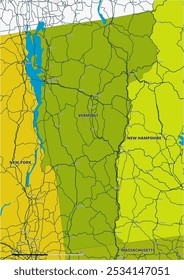 Um mapa vetorial editável detalhado do estado americano do Alabama. O mapa destaca fronteiras estaduais, grandes cidades, rodovias, rios e características geográficas. Ideal para design e apresentações.