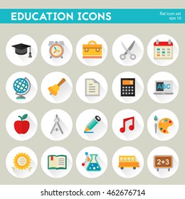 Detailed Education Icon Set