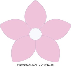 A detailed and elegant flower vector illustration in EPS format, perfect for design projects, with vibrant colors and clean lines.