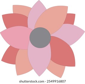 A detailed and elegant flower vector illustration in EPS format, perfect for design projects, with vibrant colors and clean lines.