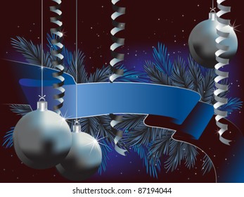 detailed eps8 Christmas background