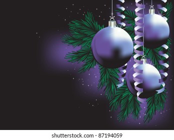 detailed eps8 Christmas background