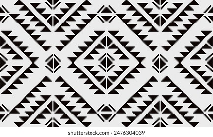 a detailed fabric pattern composed of pixelated and white backgroun.Ideal for use in fashion, upholstery, and home decor,making it perfect for digital or printed projects that require a fabric motif.
