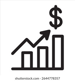 A detailed financial growth chart, using a combination of colors including red, green, blue, and yellow, to visually represent financial trends.