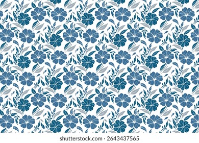 desenho de contorno floral detalhado em layout sem costura com rosas e folhas para embalagens têxteis caseiras e impressão de moda

