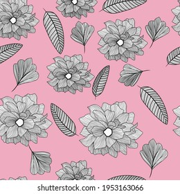A detailed floral seamless pattern perfect for fabrics, wallpapers, home decor and much more.