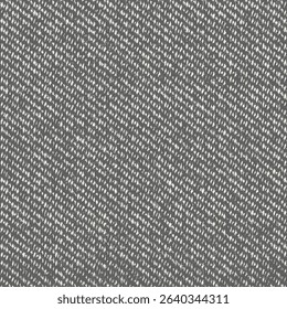 Detailed fragment extracted from a worn twill fabric. Old wool blanket. Grunge cloth texture. Abstract seamless. Vector artwork.
