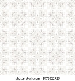 Detailed geometric tiles seamless pattern. Geometric tiles series.