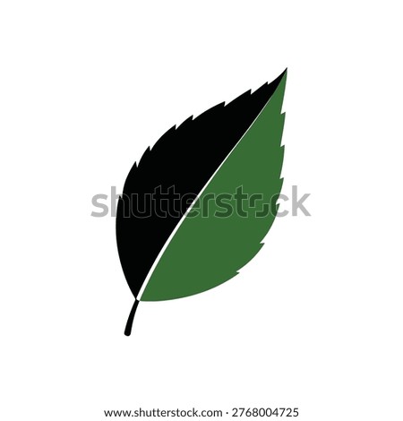 A detailed green leaf illustration representing the raw tobacco plant, suitable for educational or agricultural content regarding tobacco production.