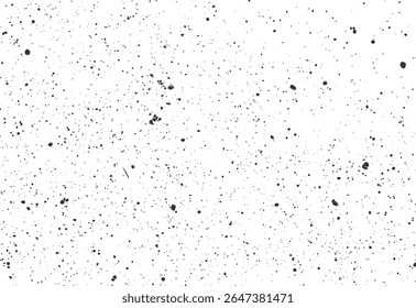 Detailed grunge splatter texture with scattered ink spots and organic speckles. High resolution dot pattern background for design use. Abstract noise art.
